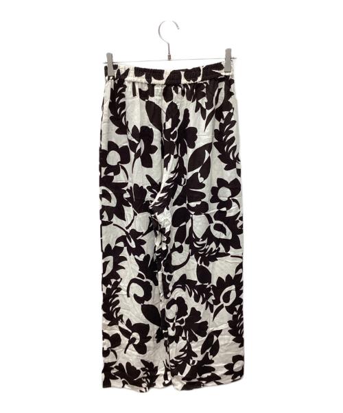 BEAUTY&YOUTH（ビューティーアンドユース）BEAUTY&YOUTH (ビューティーアンドユース) リネン混パンツ ベージュ×ブラウン サイズ:Mの古着・服飾アイテム