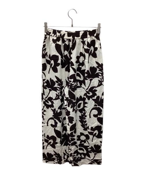 BEAUTY&YOUTH（ビューティーアンドユース）BEAUTY&YOUTH (ビューティーアンドユース) リネン混パンツ ベージュ×ブラウン サイズ:Mの古着・服飾アイテム