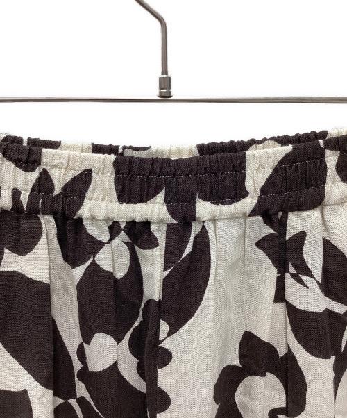 BEAUTY&YOUTH（ビューティーアンドユース）BEAUTY&YOUTH (ビューティーアンドユース) リネン混パンツ ベージュ×ブラウン サイズ:Mの古着・服飾アイテム