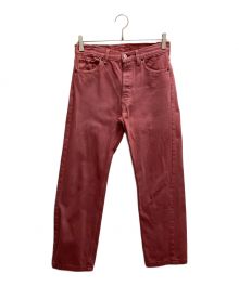 LEVI'S（リーバイス）の古着「501後染めカラーデニムパンツ」｜レッド