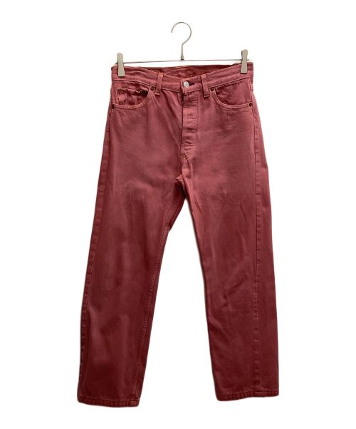 LEVI'S（リーバイス）LEVI'S (リーバイス) 501後染めカラーデニムパンツ レッド サイズ:W31の古着・服飾アイテム