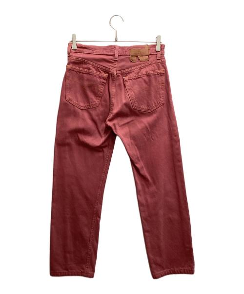 LEVI'S（リーバイス）LEVI'S (リーバイス) 501後染めカラーデニムパンツ レッド サイズ:W31の古着・服飾アイテム