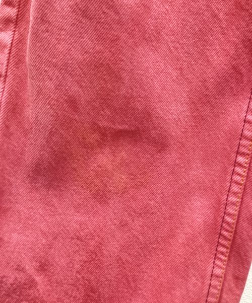 LEVI'S（リーバイス）LEVI'S (リーバイス) 501後染めカラーデニムパンツ レッド サイズ:W31の古着・服飾アイテム