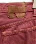中古・古着 LEVI'S (リーバイス) 501後染めカラーデニムパンツ レッド サイズ:W31：3500円