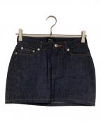 A.P.C.アーペーセー）の古着「デニムミニスカート」｜インディゴ