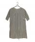 evam eva（エヴァムエヴァ）の古着「cotton silk one piece」｜グレー