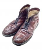 Aldenオールデン）の古着「レースアップブーツ」｜ブラウン