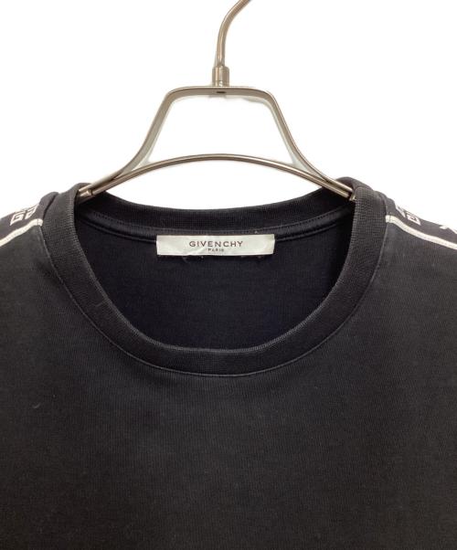 GIVENCHY（ジバンシィ）GIVENCHY (ジバンシィ) 4G Logo-Trim Cotton T-shirt ブラック サイズ:XSの古着・服飾アイテム