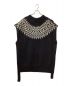 HYKE (ハイク) ノルディック柄ニットベスト ブラック サイズ:1：14000円