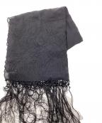 DRIES VAN NOTENドリスヴァンノッテン）の古着「ビジューシルクストール」｜ブラック