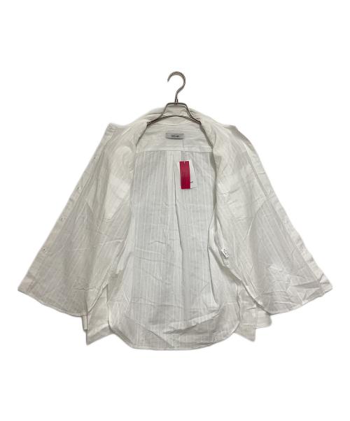vem.ver（ベムバー）vem.ver (ベムバー) ロングボウタイシャツ ホワイト サイズ:Free 未使用品の古着・服飾アイテム