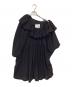 3.1 phillip lim（スリーワンフィリップリム）の古着「ONE SHOULDER RUFFLED DRESS」｜ネイビー