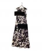 3.1 phillip limスリーワンフィリップリム）の古着「サイドパネル ドレス」｜ブラック×パープル