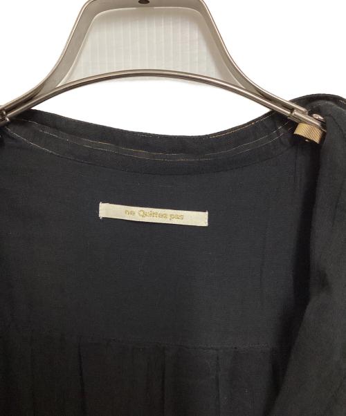 ne quittez pas（ヌキテパ）ne quittez pas (ヌキテパ) ノースリーブワンピース ブラック サイズ:表記無しの古着・服飾アイテム