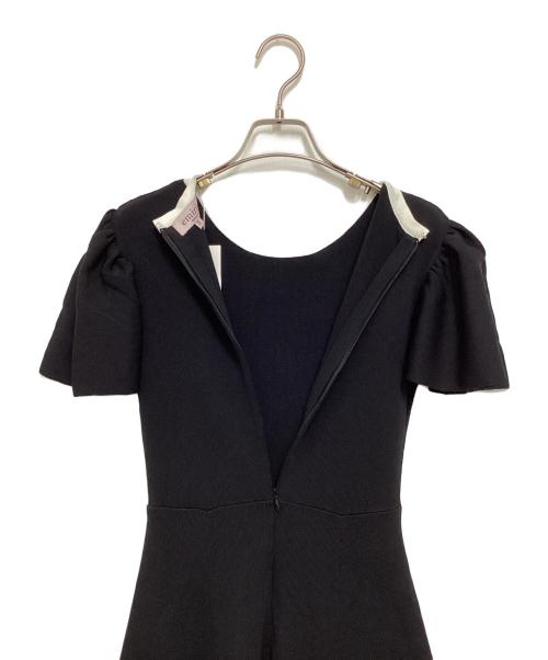 EmiriaWiz（エミリアウィズ）EmiriaWiz (エミリアウィズ) 付け襟半袖ニットワンピース ブラック サイズ:S 未使用品の古着・服飾アイテム