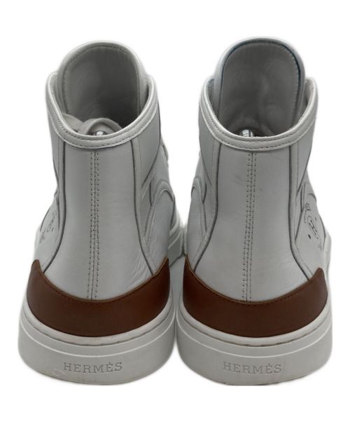HERMES（エルメス）HERMES (エルメス) ゲットアップハイカットスニーカー ホワイト サイズ:40の古着・服飾アイテム