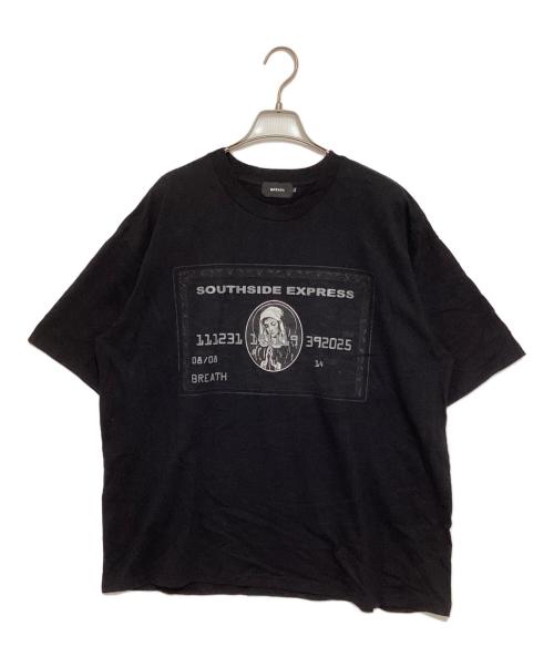 BREATH（ブレス）BREATH (ブレス) BLACK CARD TEE ブラック サイズ:XLの古着・服飾アイテム