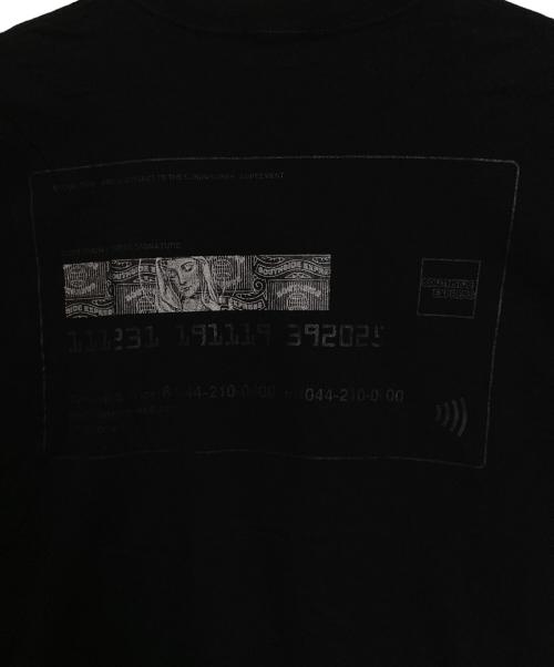 BREATH（ブレス）BREATH (ブレス) BLACK CARD TEE ブラック サイズ:XLの古着・服飾アイテム