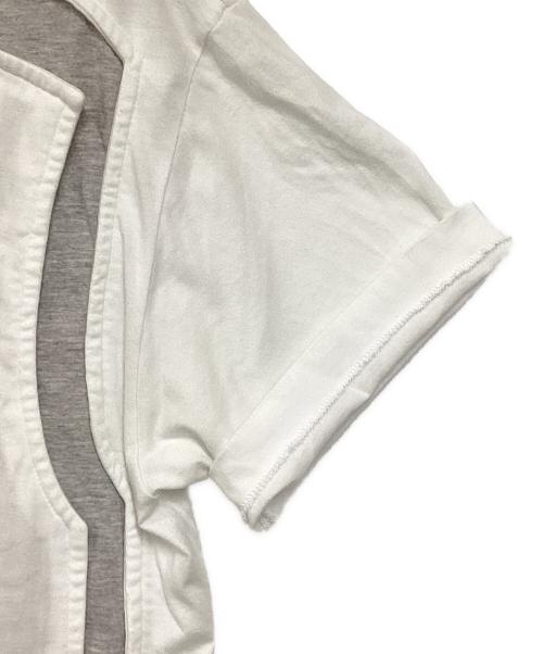 COMME des GARCONS HOMME DEUX（コムデギャルソン オム ドゥ）COMME des GARCONS HOMME DEUX (コムデギャルソン オム ドゥ) 半袖カットソー ホワイト サイズ:Mの古着・服飾アイテム