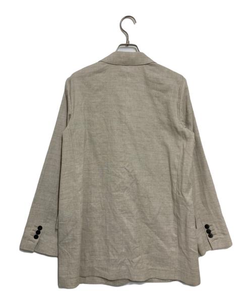 theory（セオリー）theory (セオリー) ECO SHARKSKIN/DB BOY JKT/エコ シャークスキン ディービー ボーイ ジャケット ベージュ サイズ:2の古着・服飾アイテム