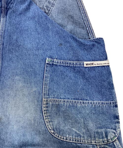 MADE by sunny side up（メイド バイ サニーサイドアップ）MADE by sunny side up (メイド バイ サニーサイドアップ) リメイクデニムオーバーオール インディゴ サイズ:freeの古着・服飾アイテム