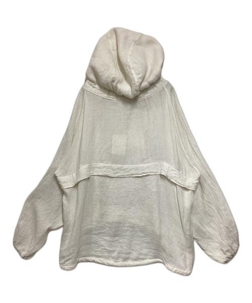 ANCELLM（アンセルム）ANCELLM (アンセルム) L/R PULLOVER HOODIE ホワイト サイズ:2の古着・服飾アイテム