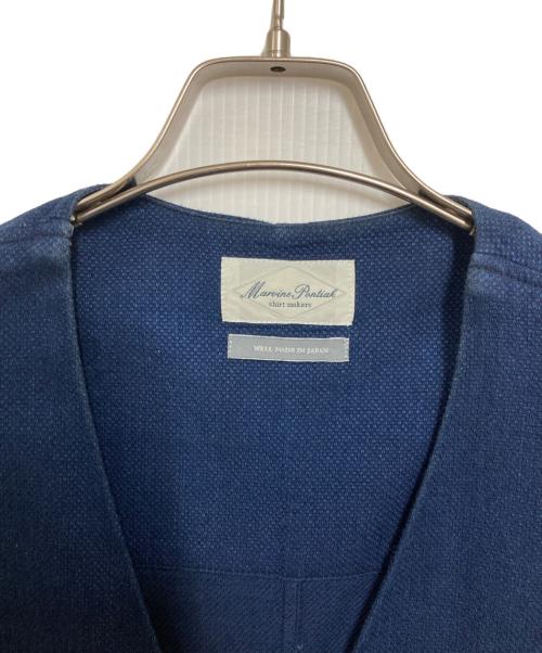 Marvine Pontiak Shirt Makers（マーヴィンポンティアックシャツメイカーズ）Marvine Pontiak Shirt Makers (マーヴィンポンティアックシャツメイカーズ) Vest/ベスト ネイビー サイズ:one sizeの古着・服飾アイテム