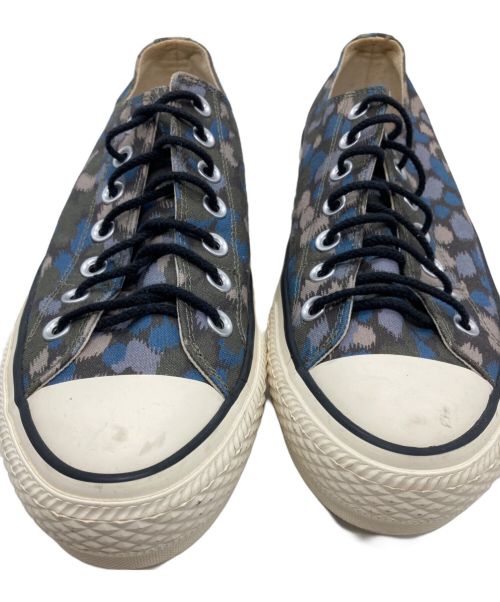 nonnative（ノンネイティブ）nonnative (ノンネイティブ) DWELLER TRAINER LOW LIBERTY ブルー×オリーブ サイズ:US8.5の古着・服飾アイテム