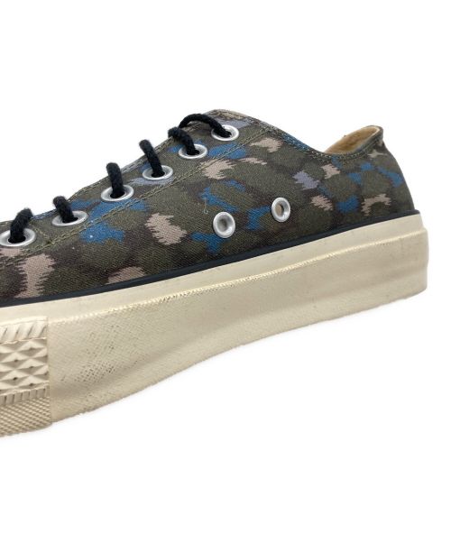 nonnative（ノンネイティブ）nonnative (ノンネイティブ) DWELLER TRAINER LOW LIBERTY ブルー×オリーブ サイズ:US8.5の古着・服飾アイテム