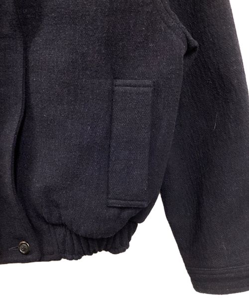 OHOTORO（オオトロ）OHOTORO (オオトロ) Mannish Wool Blouson ネイビー サイズ:Freeの古着・服飾アイテム