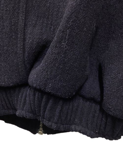 OHOTORO（オオトロ）OHOTORO (オオトロ) Mannish Wool Blouson ネイビー サイズ:Freeの古着・服飾アイテム