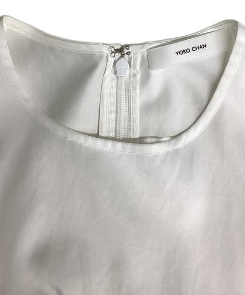 YOKO CHAN（ヨーコチャン）YOKO CHAN (ヨーコチャン) ノースリーブワンピース ホワイト サイズ:40の古着・服飾アイテム