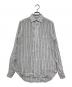 LORO PIANA（ロロピアーナ）の古着「リネンストライプシャツ」｜ブルー