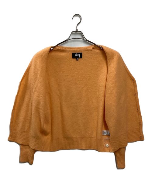 stussy（ステューシー）stussy (ステューシー) BRUSHED CARDIGAN オレンジ サイズ:Sの古着・服飾アイテム