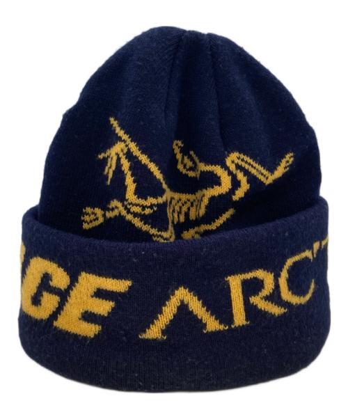ARC'TERYX（アークテリクス）ARC'TERYX (アークテリクス) PALACE (パレス) PALACE ARC'TERYX BEANIE ネイビー×ブラック×イエローの古着・服飾アイテム