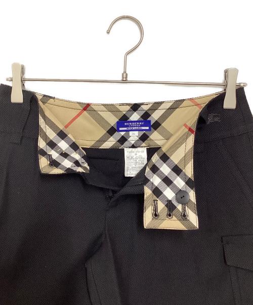 BURBERRY BLUE LABEL（バーバリー ブルー レーベル）BURBERRY BLUE LABEL (バーバリーロンドンブルーレーベル) ショートパンツ ブラック サイズ:36の古着・服飾アイテム