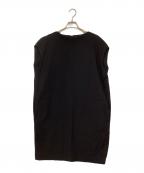 ENFOLDエンフォルド）の古着「サマーウールフレンチワンピース」｜ブラック