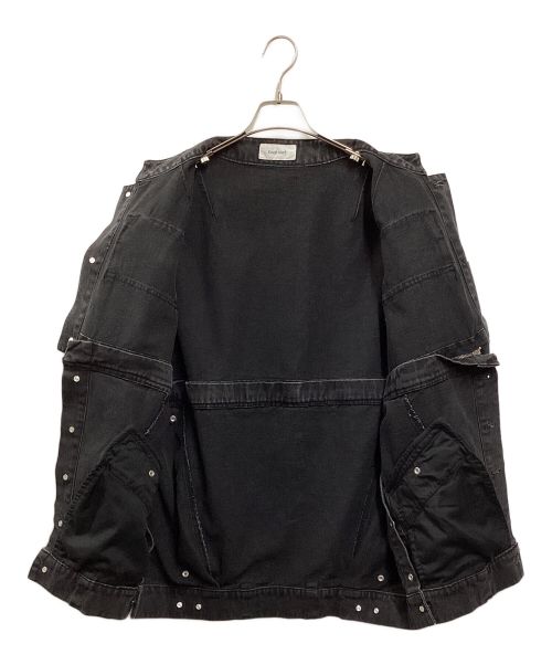 Knuth Marf（クヌースマーフ）Knuth Marf (クヌースマーフ) many way denim jacket ブラック サイズ:Fの古着・服飾アイテム
