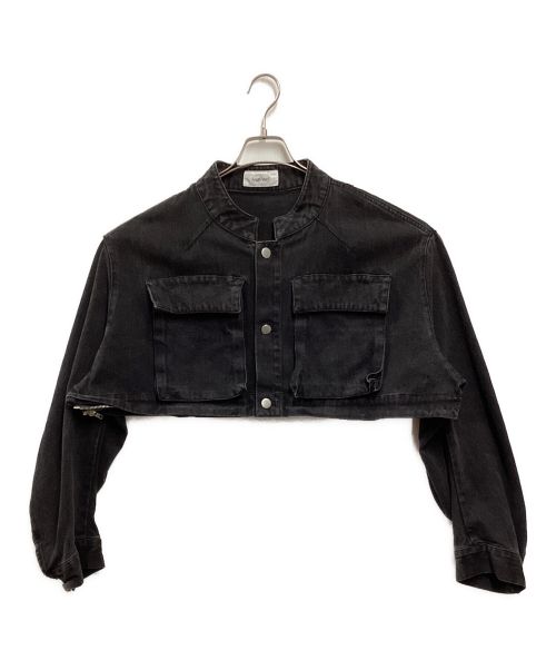 Knuth Marf（クヌースマーフ）Knuth Marf (クヌースマーフ) many way denim jacket ブラック サイズ:Fの古着・服飾アイテム