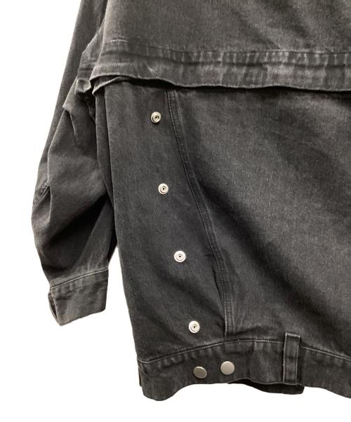 Knuth Marf（クヌースマーフ）Knuth Marf (クヌースマーフ) many way denim jacket ブラック サイズ:Fの古着・服飾アイテム