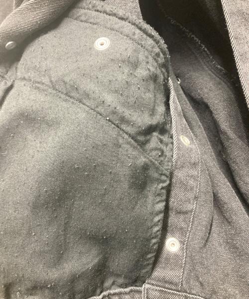 Knuth Marf（クヌースマーフ）Knuth Marf (クヌースマーフ) many way denim jacket ブラック サイズ:Fの古着・服飾アイテム