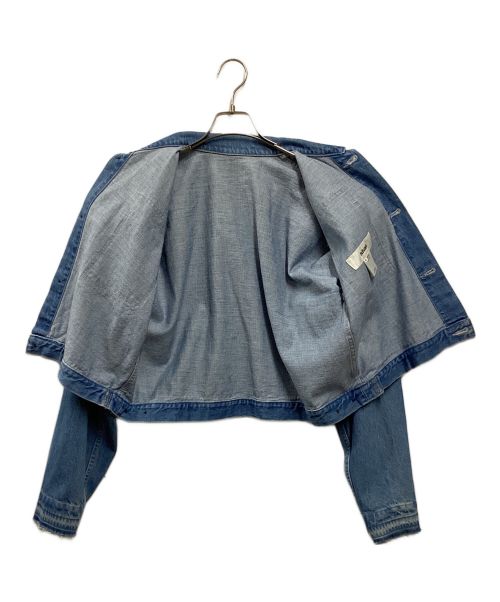 sulvam（サルバム）sulvam (サルバム) カットオフデニムジャケット インディゴ サイズ:Mの古着・服飾アイテム