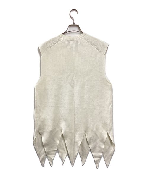 COMME des GARCONS HOMME PLUS（コムデギャルソンオムプリュス）COMME des GARCONS HOMME PLUS (コムデギャルソンオムプリュス) sleeveless knit アイボリー サイズ:Mの古着・服飾アイテム
