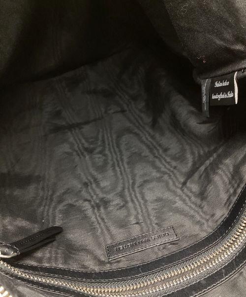 DRIES VAN NOTEN（ドリスヴァンノッテン）DRIES VAN NOTEN (ドリスヴァンノッテン) 2WAYバッグ ブラック×ゴールドの古着・服飾アイテム