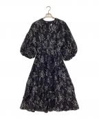 Arobeアローブ）の古着「総柄ワンピース」｜ネイビー