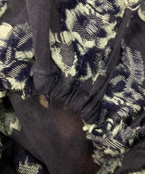 Arobe（アローブ）Arobe (アローブ) 総柄ワンピース ネイビー サイズ:2の古着・服飾アイテム