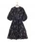 Arobe（アローブ）の古着「総柄ワンピース」｜ネイビー