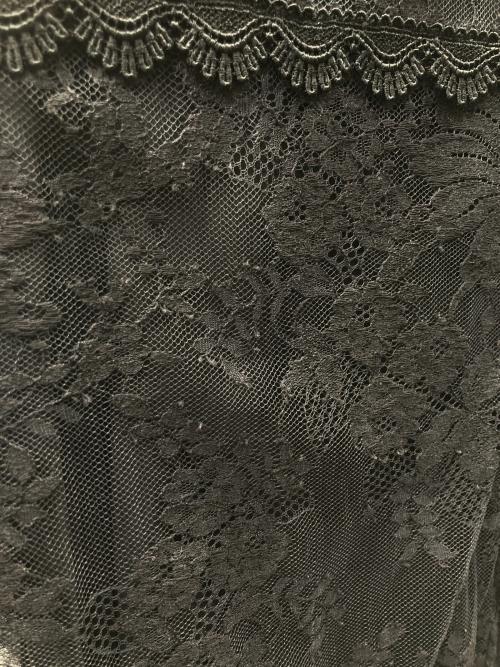 Arobe（アローブ）Arobe (アローブ) フラワーレースワンピース ブラック サイズ:2の古着・服飾アイテム