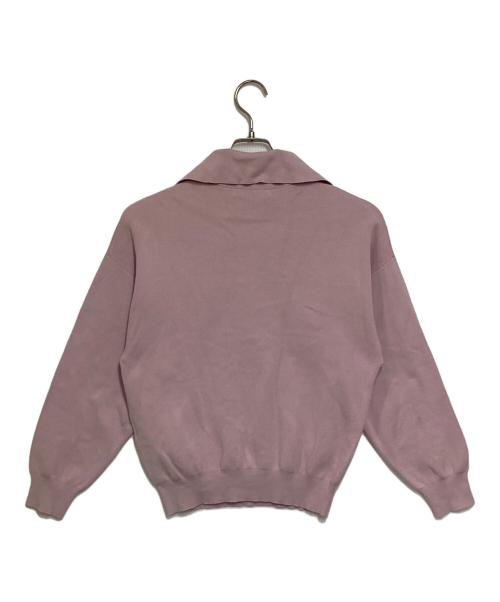 Noble（ノーブル）Noble (ノーブル) メタルボタンポロニット ピンク サイズ:Freeの古着・服飾アイテム