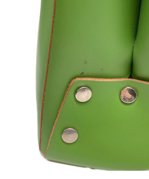 HENDER SCHEME（エンダースキーマ）HENDER SCHEME (エンダースキーマ) assemble disc bag LP グリーンの古着・服飾アイテム